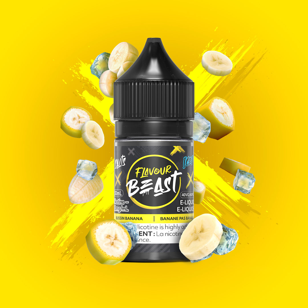 Bussin' Banana Iced Salt - by Flavour Beast Salts [Federal Stamp]