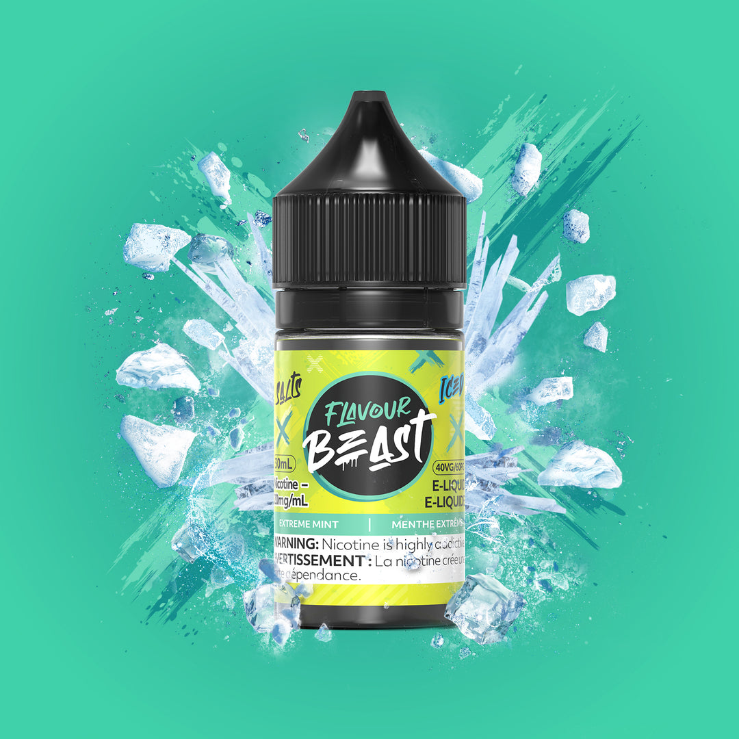 Extreme Mint Iced Salt - by Flavour Beast Salts [Federal Stamp]