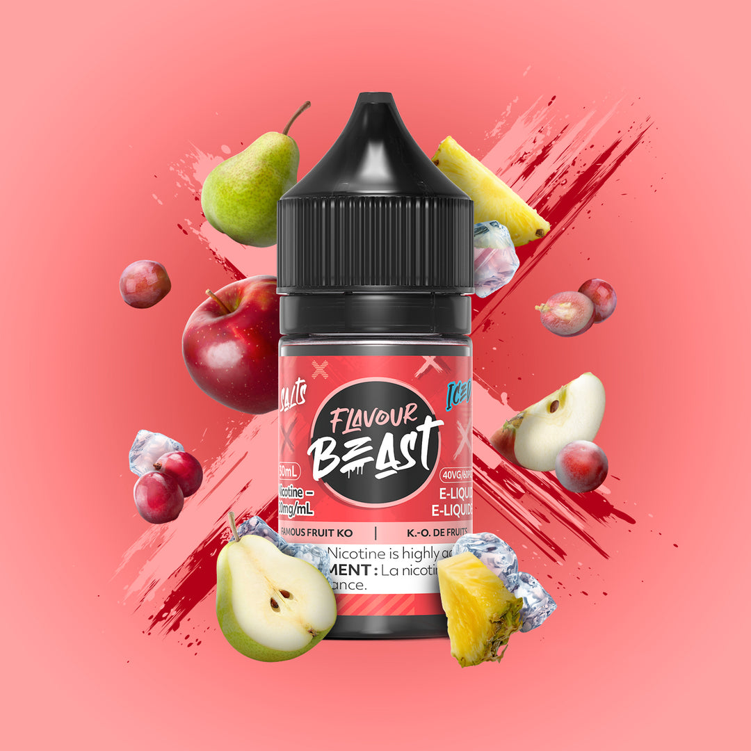 Famous Fruit KO Iced Salt - by Flavour Beast Salts [Federal Stamp]