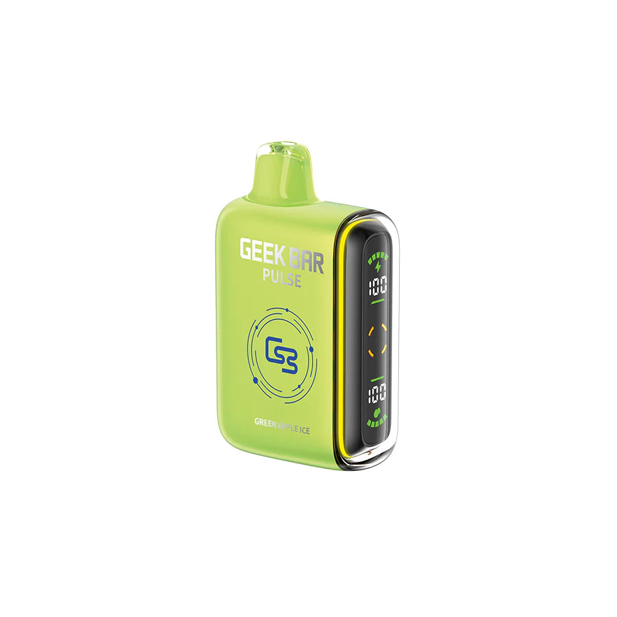 Green Apple Ice - Geek Bar Pulse 16mL Rechargeable Disposable Vape [Ontario Stamp]