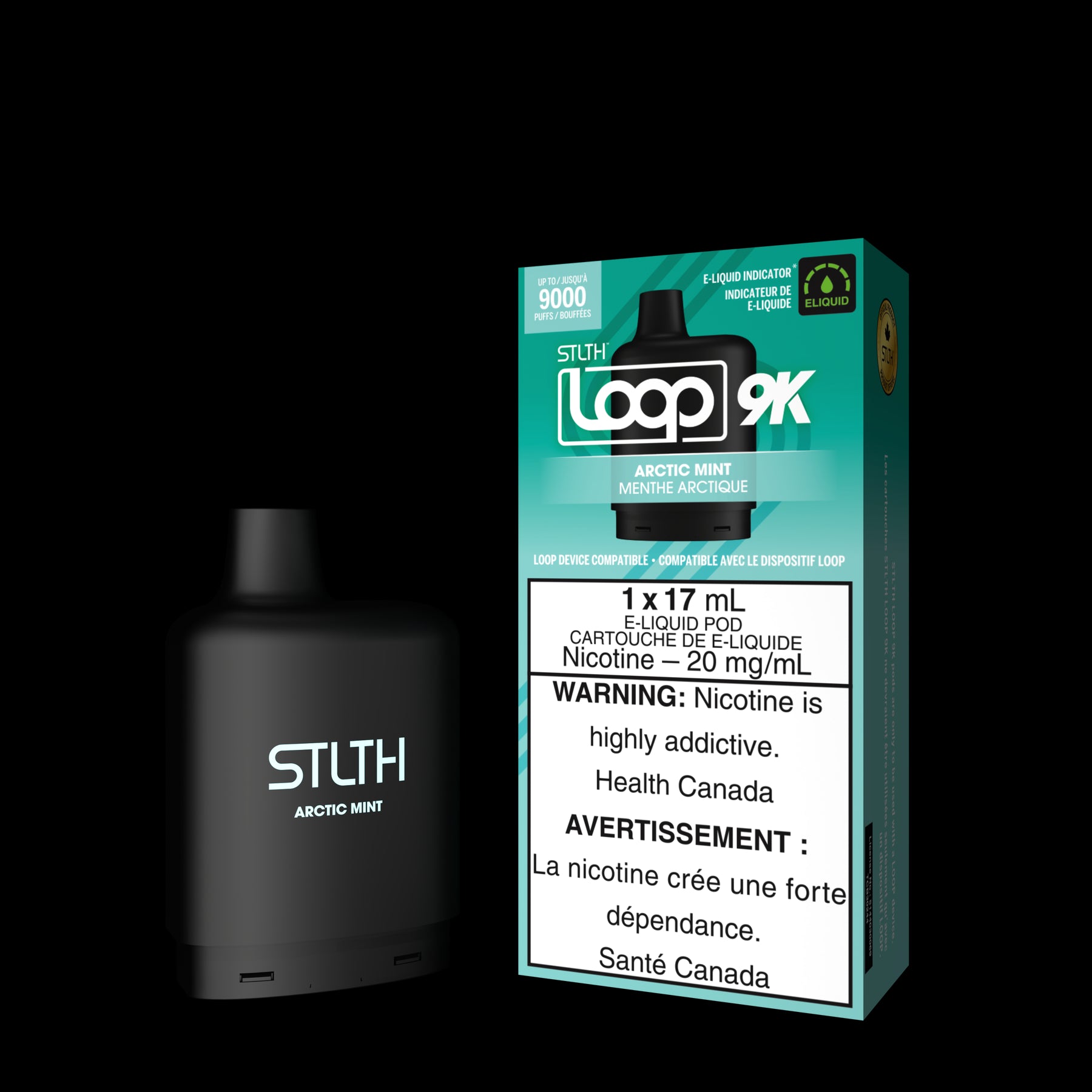 Arctic Mint - STLTH 9K Loop 2 Pod 17mL [Federal Stamp] – Clear Sky ...